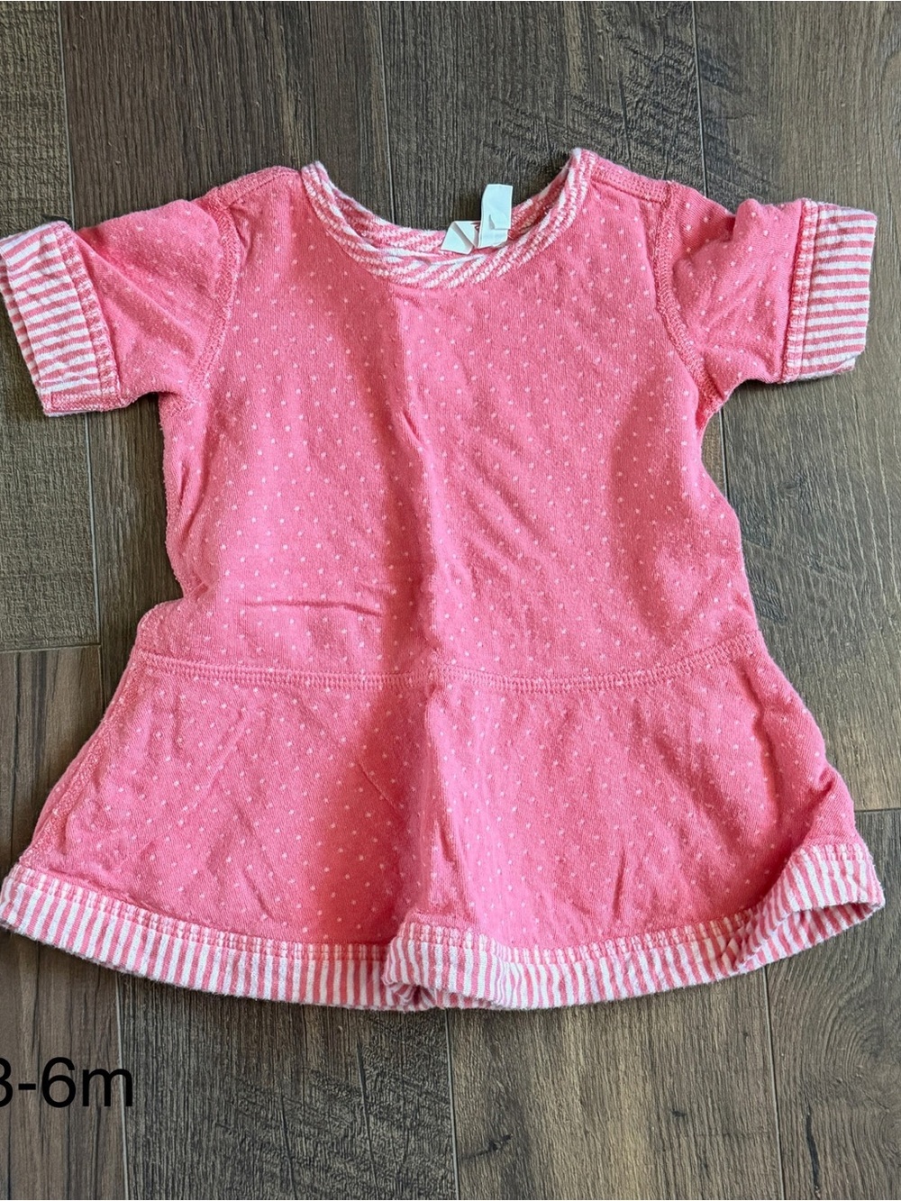 Hanna Andersson coral Pink Baby Girl Short-Sleeve Dress